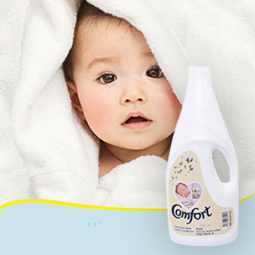 Nước Xả Vải Comfort Pure Malaysia Cho Bé 2 Lít