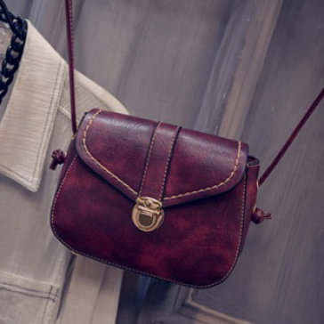 Túi Đeo Chéo Mini Nắp Cài Xinh Xắn