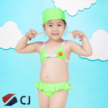 Combo Đồ Bơi & Nón Bơi Bé Gái NK Hàn Quốc CJ B009