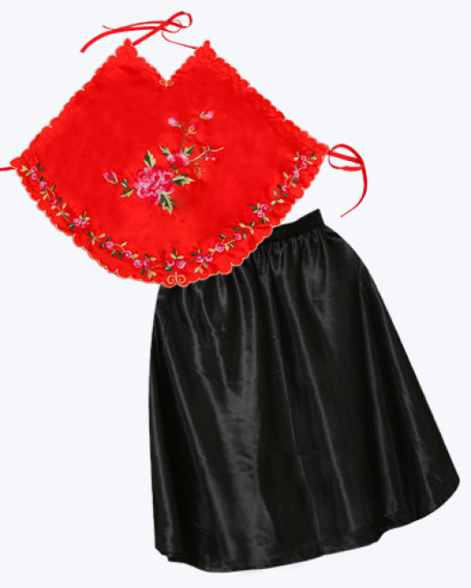 Yếm sen đụp (váy) hồng » Trang phục biểu diễn Sắc Màu Quận 12