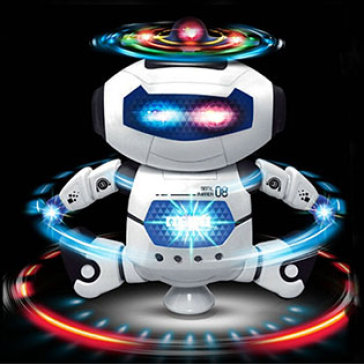 Robot Hành Tinh Xanh, Chong Chóng, Nhảy, Xoay 360 Độ