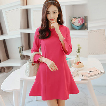 Đầm Công Sở Tay Loa Sành Điệu