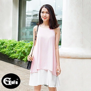 Đầm Phối Màu Tt Gofa