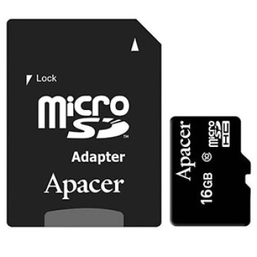 Thẻ Nhớ Apacer Micro SDHC Uhs-1 16Gb Class 10 (Kèm Adapter)