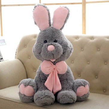 Thỏ Bunny Nhồi Bông Lông Siêu Mềm Size Lớn