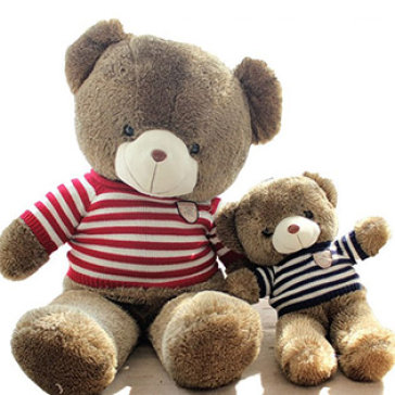 Gấu Teddy Nhồi Bông Lông Siêu Mềm Size Vừa