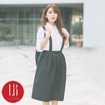 Chân Váy 2 Dây Đeo Rời Labelle SK25