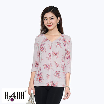 Áo Kiểu Cổ Xếp Ly 607 Thời Trang Hạnh