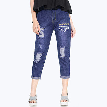 Quần Baggy Jean Style Bụi 