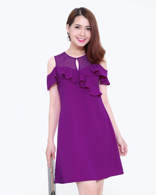 Váy Đầm Suông Phối Lưới Thời Trang Gumac mua Online giá tốt  NhaBanHangcom
