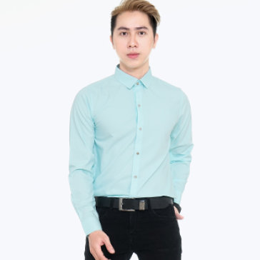 Áo Sơ Mi Nam Cổ Trụ TH Tuyết Linh
