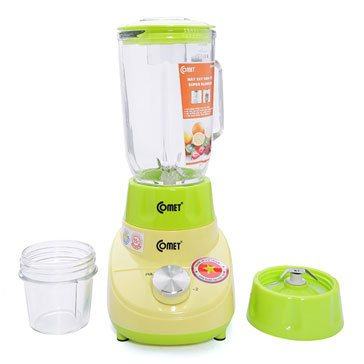 Máy Xay Sinh Tố Thủy Tinh 2 Cối Comet 300W - 1,25 Lít - CM9976