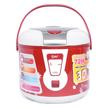 Nồi Cơm Điện 3D Comet 1,8 Lít Nắp Cài CM8048