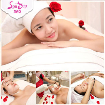 Massage Body Đá Nóng + Chăm Sóc Da Mặt 4 Dịch Vụ Kết Hợp Tại...