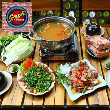 Lạ Miệng Với Lẩu Sườn Sụn Om Sấu Cho 3-4 Người Tại Gạch...