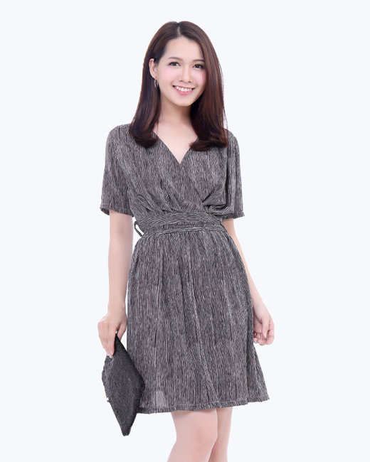 Set váy dạ cổ nơ | Shopee Việt Nam