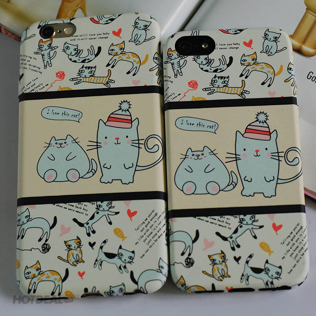 Ốp Lưng IPhone 7/7S/7 Plus Umku Mèo Nhật Dễ Thương Silicon Dẻo Dạ...
