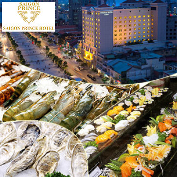 Sài Gòn Prince Hotel 4* - International Buffet Tối Hải Sản Trên 50 Món...