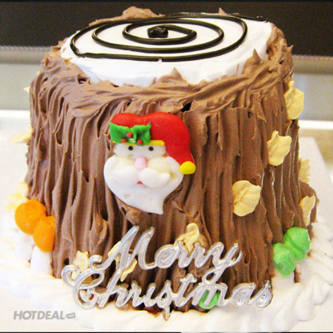 Bánh Kem Giáng Sinh Size 20*8 Cm Tại K'thy Cupcake