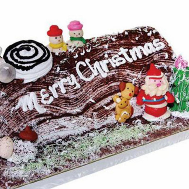 Bánh Kem Giáng Sinh Size 20*8 Cm Tại K'thy Cupcake