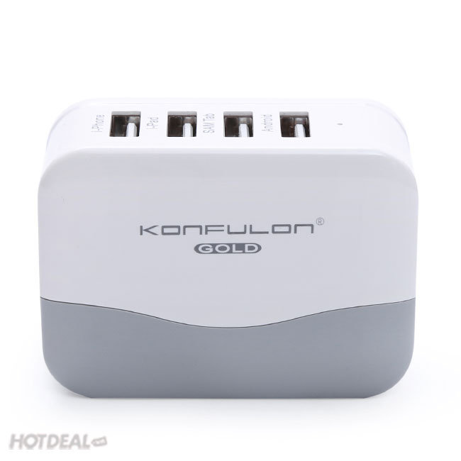 Cóc Sạc Konfulon C21 - 04 USB