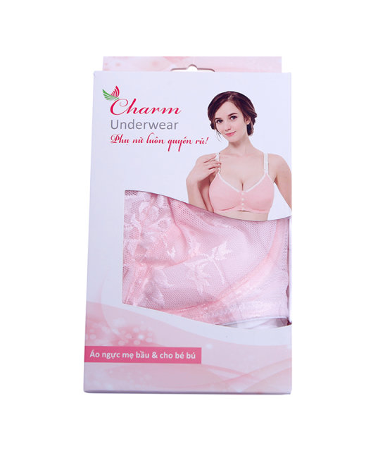 Áo Ngực Lưới Bông Ép Cho Bà Bầu TH Charm Fashion (CA3008)