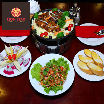 Set Gà Nướng Chảo Phomai Cực Hot Dành Cho 2-3 Người Tại Lion Star
