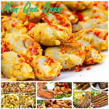 Buffet Ốc Và Các Món Ăn Vặt Tại Món Quê Quán