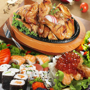 Buffet 60 Món Nhật + Lẩu + Trải Nghiệm Tự Làm Takoyaki Nhật Bản...