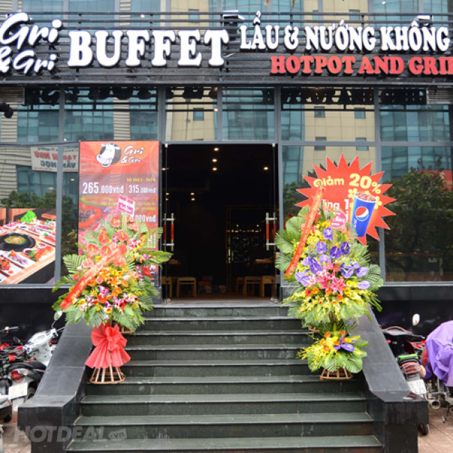 Buffet Cao Cấp - Lẩu Nướng Không Khói Nhà Hàng Gri & Gri - Trần...