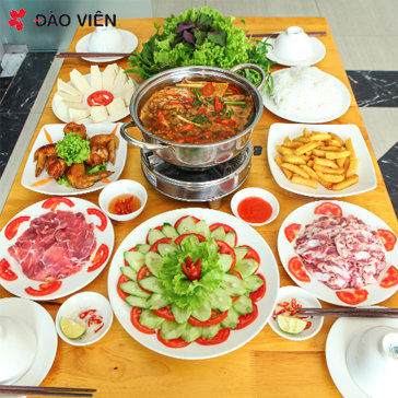 Set Lẩu Riêu Cua Đồng Bắp Bò Sườn Sụn + Món Ăn Kèm 4-6 Người...