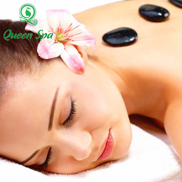 Massage Body Đá Nóng Thụy Điển Tặng Kèm Ngâm Chân Thảo Dược...
