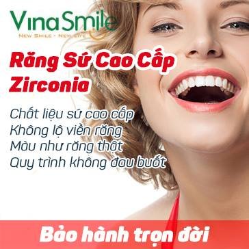Răng Sứ Cao Cấp Zirconia Whire Peaks Đức - Bảo Hành Trọn Đời - Duy Nhất Tại VinaSmile