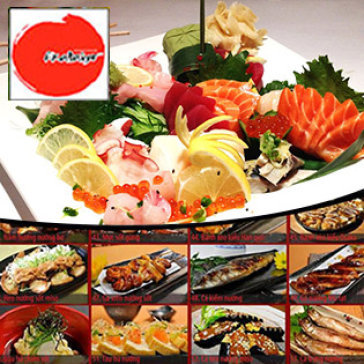 Buffet Trưa/Tối Sashimi, Sushi Và Món Nhật Tại Nhà Hàng Nhật Bản...
