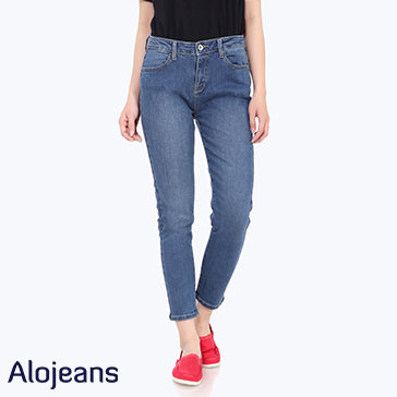 Quần Jean Nữ Form Rộng TH Alo Jeans