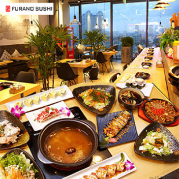 Buffet Tối Sushi Và Lẩu Nhật Bản Tại Nhà Hàng Furano Sushi