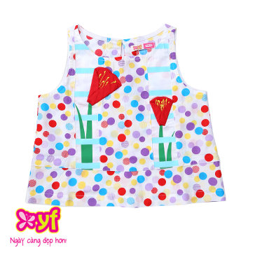 Áo Kiểu Hoa Tulip Bé Gái T.H YF (5AX071)