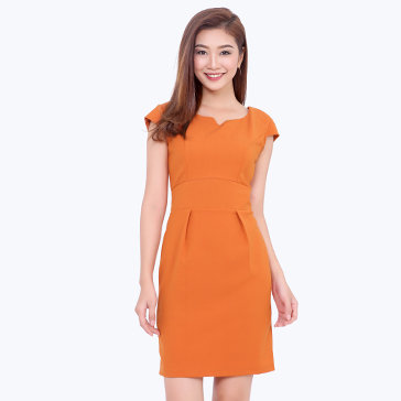 Đầm Công Sở Bo Eo Thanh Lịch