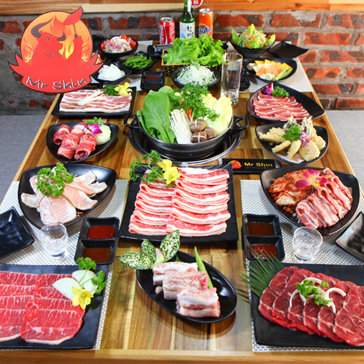 Hot Buffet Nướng - Lẩu Tại Bàn Nhà Hàng Mr Shin - Quán Thịt...