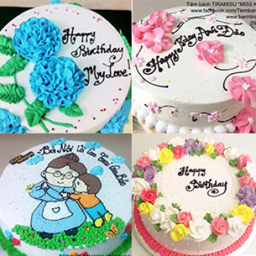 Bánh Kem 2 Tấc Tại Tiệm Bánh Tiramisu "Miss Khương"