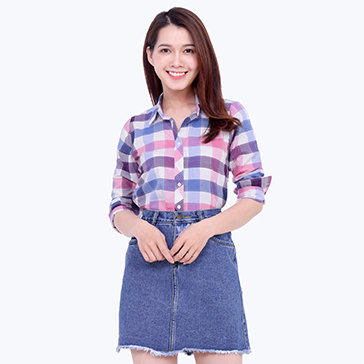 Áo Sơ Mi Caro Nữ TT Eden