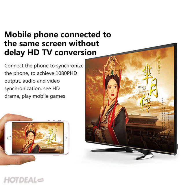 Lightning HDTV Cable - Kết Nối Iphone Với TV - Máy Chiếu