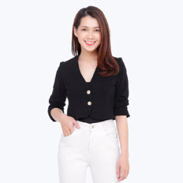 Áo Vest 2 Nút Hàn Quốc