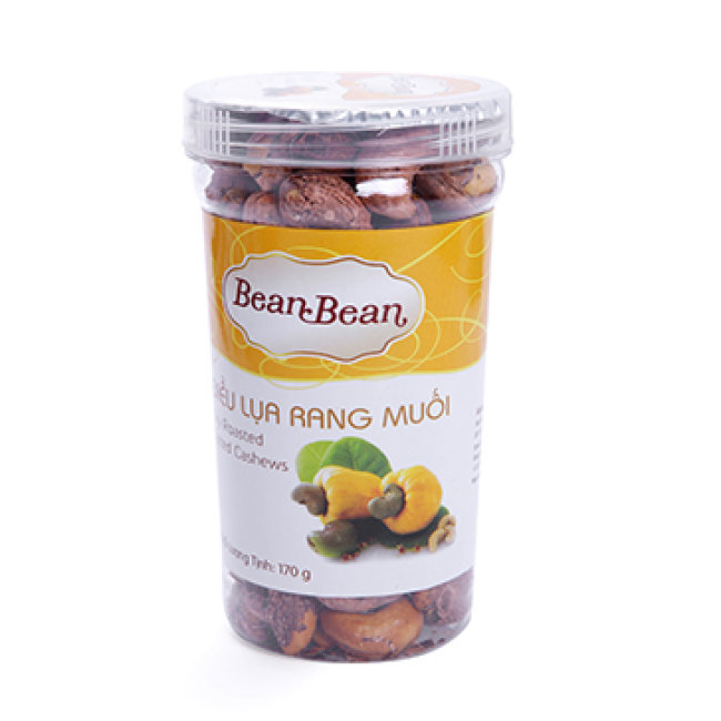 Hạt Điều Lụa Rang Muối Bean Bean Hũ 170g