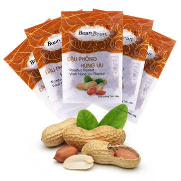 Combo 5 Gói Đậu Phộng Húng Lìu Bean Bean 100G/Gói 