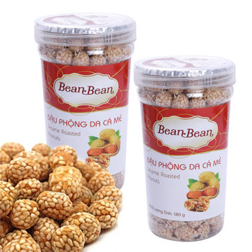 Combo 2 Hộp Đậu Phộng Da Cá Mè Bean Bean 180G/Hũ