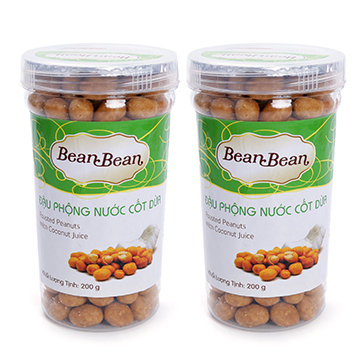 Combo 2 Hộp Đậu Phộng Cốt Dừa Bean Bean 200G/Hũ 