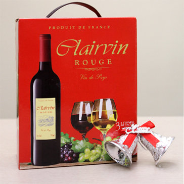Bịch Rượu Vang Clairvin 3L NK Pháp