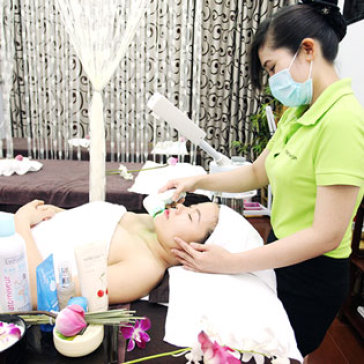 Massage Mặt + Phun Oxy Tươi Làm Mờ Vết Thâm, Giảm Nếp Nhăn +...
