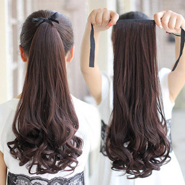 Đuôi Tóc Giả Cột Xoăn Cao Cấp